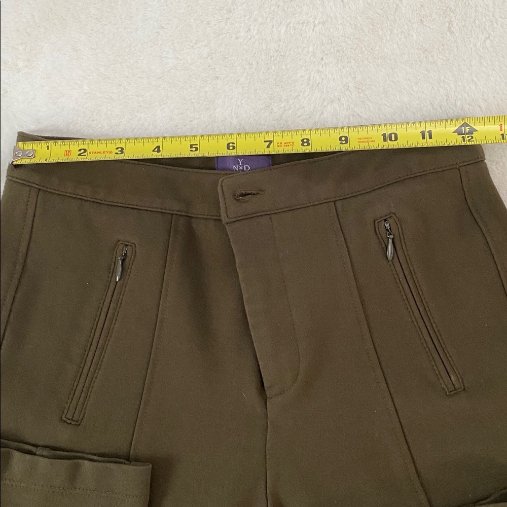 NYDJ Women’s Olive Slim Pants. NWOT Beautiful Heavy Fabric. Dressy & Comfortable - Picture 8 of 12